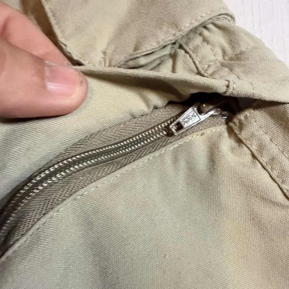 TravelSmith Men's Convertible Cargo Pants Khaki 32 x 32 Zip Off Travel Hiking